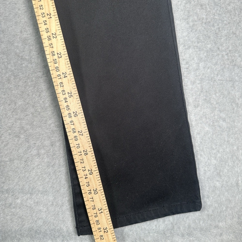 Vince Men's Pants Size 32 Black Slim‎ 5-Pocket Stretch Chino - Picture 6 of 8